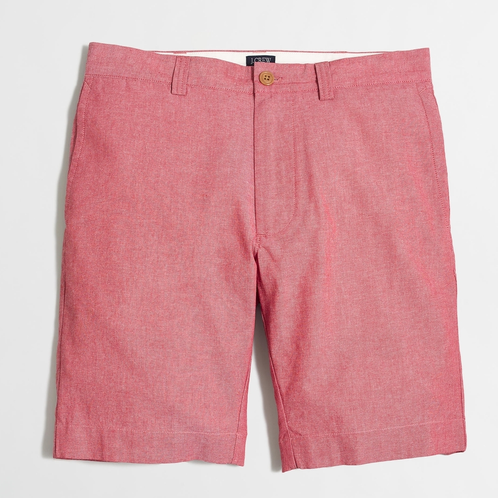 J CREW dusty red shorts